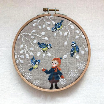 Perrette Samouiloff - Blue Tits (Chickadees) MAIN