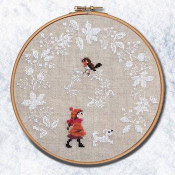 Perrette Samouiloff - Red Robin and Snow Wreath MAIN