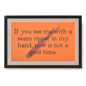 Burdhouse Stitchery - If You See Me With A Seam Ripper MAIN