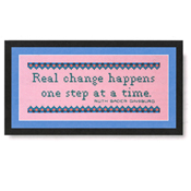 Burdhouse Stitchery - Real Change Happens THUMBNAIL