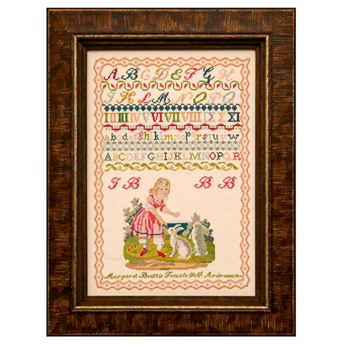 Hands Across The Sea Samplers - Margaret Beattie c.1866 MAIN