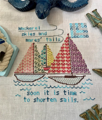 Salty Stitcher Designs - Quaker Sailboats MAIN