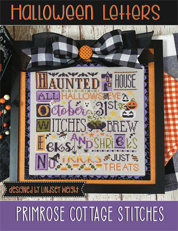 Primrose Cottage Stitches - Halloween Letters MAIN