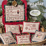 Jeannette Douglas Designs - Christmas Cheer Pin Pillows THUMBNAIL