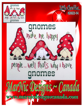 MarNic Designs - Gnomes Make Me Happy MAIN