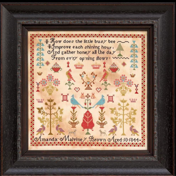 Hands Across The Sea Samplers - Amanda Malviney Brown 1844 MAIN