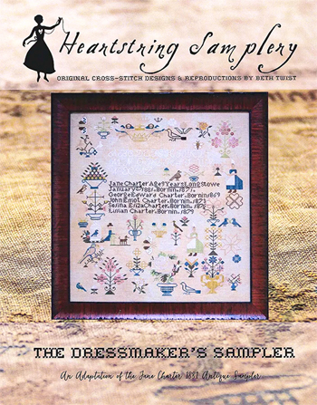 Heartstring Samplery - The Dressmaker's Sampler MAIN