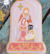 Twin Peak Primitives - Glass Cloche Mini Series - Nativity THUMBNAIL