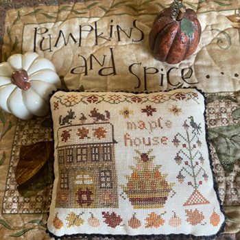 Pansy Patch Quilts and Stitchery - Houses On Pumpkin Lane Series 3 - Maple House MAIN