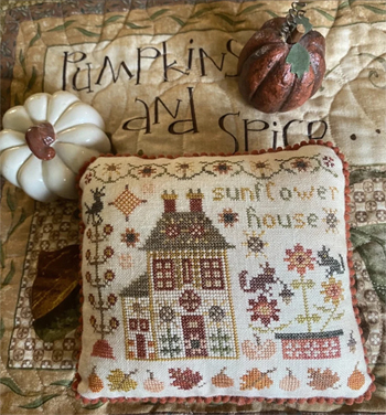 Pansy Patch Quilts and Stitchery - Houses On Pumpkin Lane Series 4 - Sunflower House MAIN