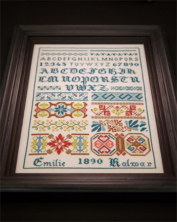 Hands Across The Sea Samplers - Emilie Kalwar 1890 MAIN