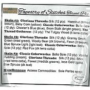 Jeannette Douglas Designs - Tapestry of Stitches Thread Pack THUMBNAIL