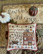 Pansy Patch Quilts and Stitchery - Houses On Pumpkin Lane Series 6 - Candy Apple House THUMBNAIL
