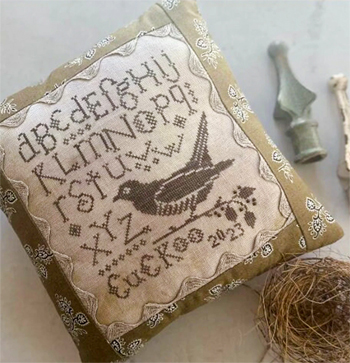 Heart In Hand Needleart - Cuckoo Bird Sampler MAIN
