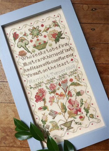 Mojo Stitches - The Humble Sampler: Harriett Turner 1868 MAIN
