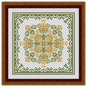 Happiness Is HeartMade - February Hearts Square With Daffodils THUMBNAIL