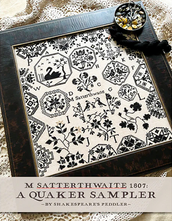 Shakespeare's Peddler - M Satterthwaite 1807: A Quaker Sampler MAIN