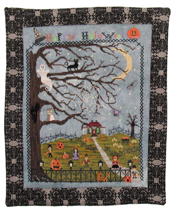 Praiseworthy Stitches - Haunted Hillside Farm MAIN