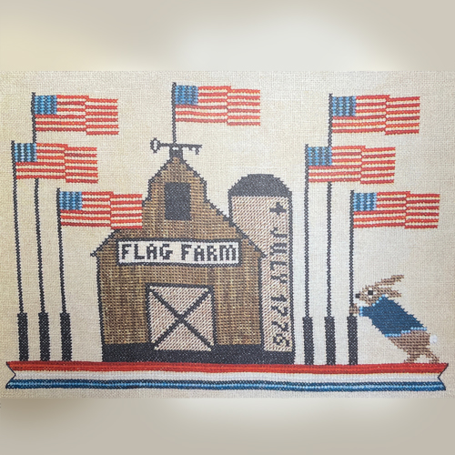 artful offerings cross stitch flag farm stoney creek cross stitch