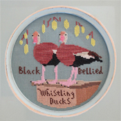 Lindy Stitches - Bird Crush Club - Black Bellied Whistling Ducks THUMBNAIL