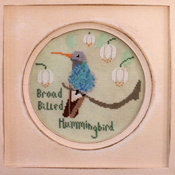 Lindy Stitches - Bird Crush Club - Broad Billed Hummingbird THUMBNAIL