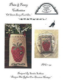 Homespun Elegance - Plain & Fancy Collection - Oh Sweet Berry Pouch Etc. MAIN