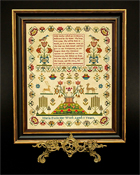 Hands Across The Sea Samplers - Maria Ewin c.1820 The 2023 Queen of the May THUMBNAIL