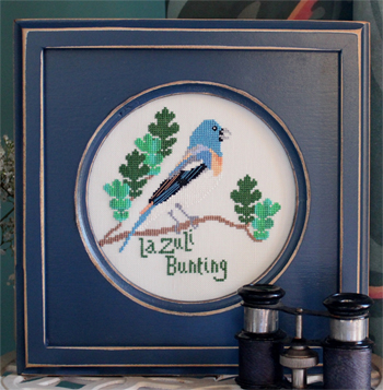 Lindy Stitches - Bird Crush Club - Lazuli Bunting MAIN