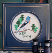 Lindy Stitches - Bird Crush Club - Lazuli Bunting THUMBNAIL