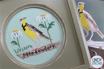 Lindy Stitches - Bird Crush Club - Western Meadowlark MAIN