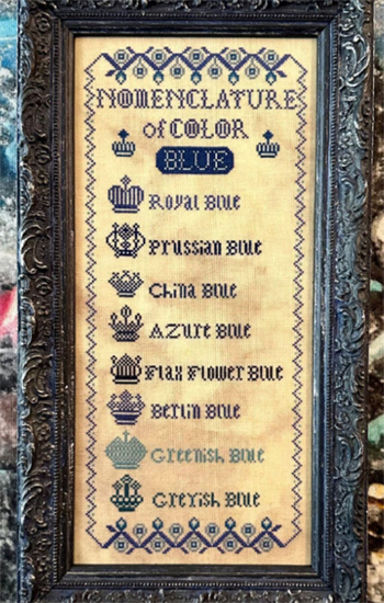 Kathy Barrick - Nomenclature Of Color - Blue MAIN