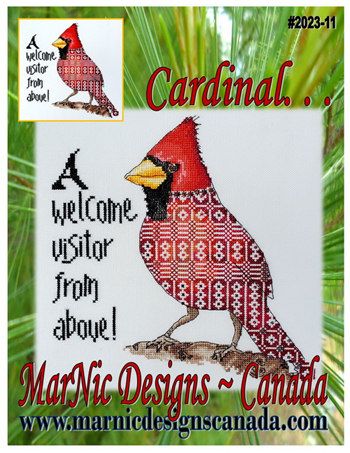 MarNic Designs - Cardinal - Welcome Visitor From Above MAIN