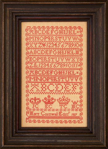 Hands Across The Sea Samplers - Mary Cornwall 1827 MAIN