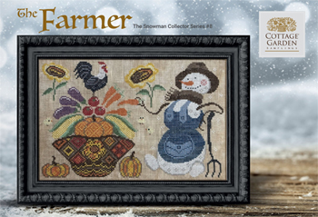 Cottage Garden Samplings - The Snowman Collector Series #8 The Farmer MAIN