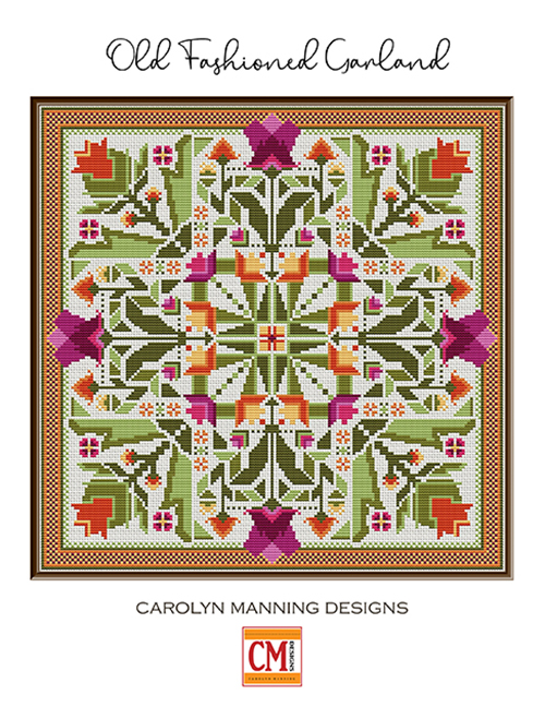 carolyn manning designs cross stitch old fashioned garland cm designs ...