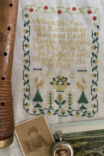 Darling & Whimsy Designs - J.C. 1845 Sampler MAIN