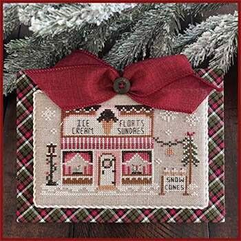 Little House Needleworks - Hometown Holiday Series - #24 Ice Cream Shop MAIN