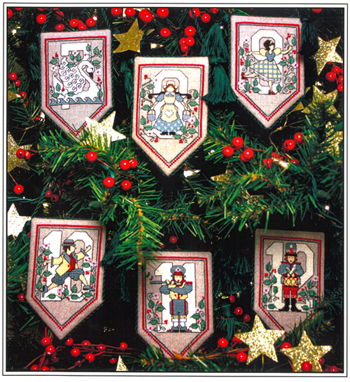 Stoney Creek The 12 Days of Christmas with Ornaments Counted Cross Stitch  Book