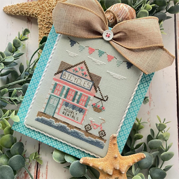 Country Cottage Needleworks - Beach Boardwalk 3 - Bike Shop MAIN