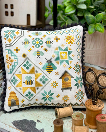 Primrose Cottage Stitches - Honeybee Quaker MAIN