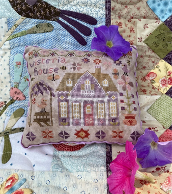 Pansy Patch Quilts and Stitchery - Houses on Wisteria Lane Series - Wisteria House MAIN