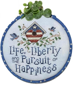 Sue Hillis Designs - Hoop De Doo - Life & Liberty THUMBNAIL