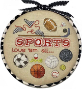 Sue Hillis Designs - Hoop De Doo - Sports...Love 'Em All! THUMBNAIL