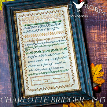 Little Robin Designs - Charlotte Bridger 1843 MAIN