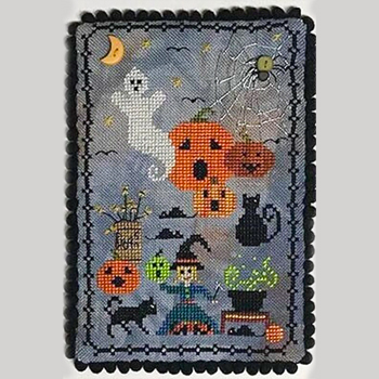 praiseworthy stitches cross stitch pumpkin potion a wee haunting stoney ...