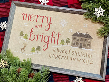 Crafty Bluebonnet Designs - Merry And Bright Sampler MAIN