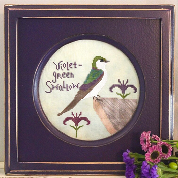 Lindy Stitches - Bird Crush Club - Violet-Green Swallow MAIN