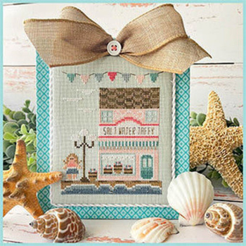 Country Cottage Needleworks - Beach Boardwalk 6 - Salt Water Taffy Shop MAIN