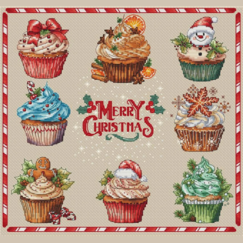 Les Petites Croix De Lucie - Merry Christmas Cupcakes MAIN