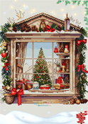 Les Petites Croix De Lucie - Christmas Window THUMBNAIL